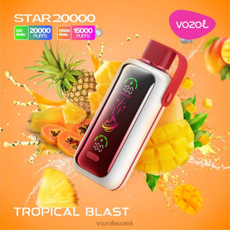 Vozol Suomi - VOZOL STAR 20 000 trooppinen räjähdys 4RXT22