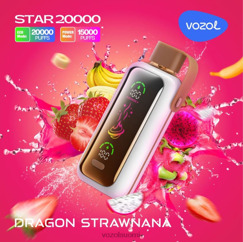 Vozol Vape Sale - VOZOL STAR 20 000 lohikäärme strawnana 4RXT28