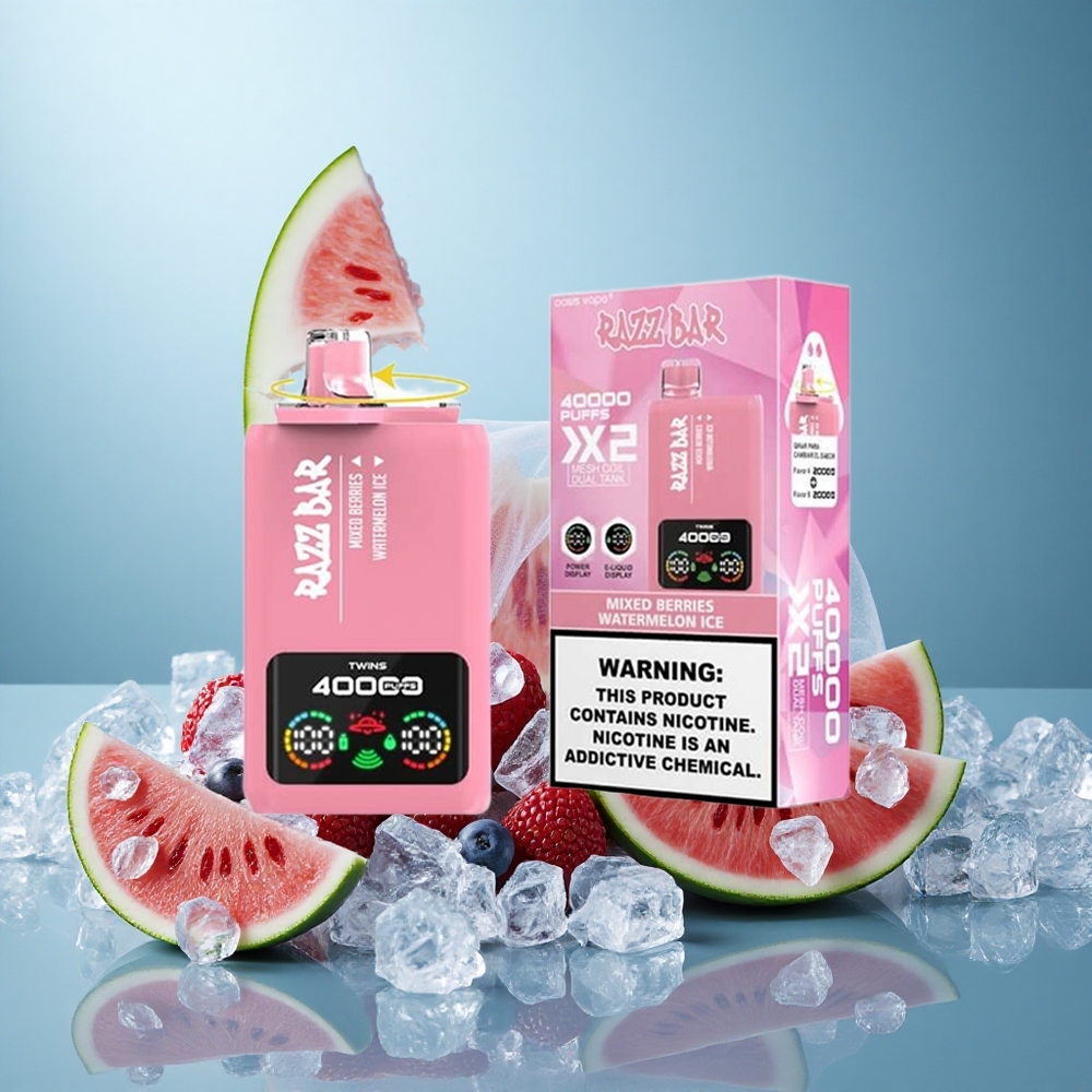 Marja-Arbuusi-Jää Razz Bar 40000 Puffs 650 mAh