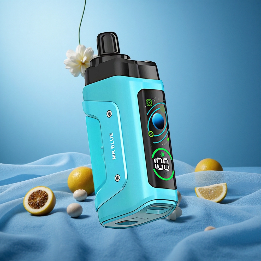 Sininen Razz Bar 45000 Tuhlausta Tyhjäkäyttöinen Vape 1.0 Ohm Mesh Käämi