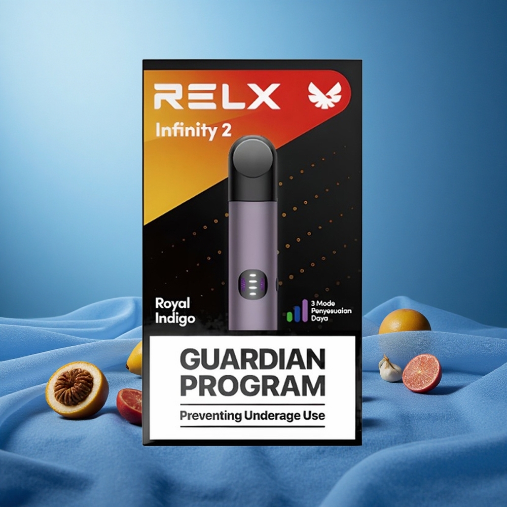 Kuninkaallinen indigonsininen RELX Infinity 2 Vape Laite 1,9 ml tilavuus ja 440 mAh akku