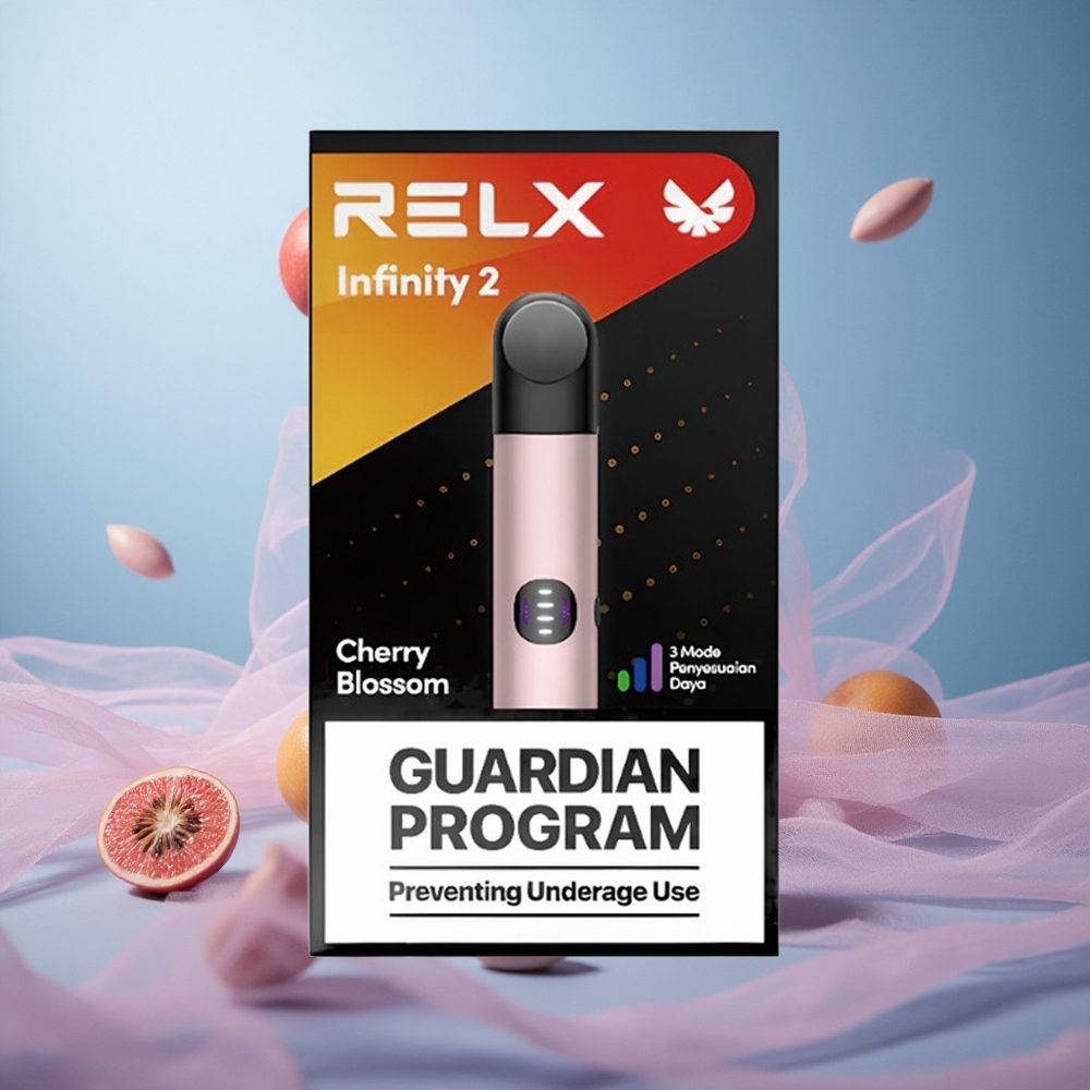 Vaaleanpunainen RELX Infinity 2 1,9 ml täyttömäärä