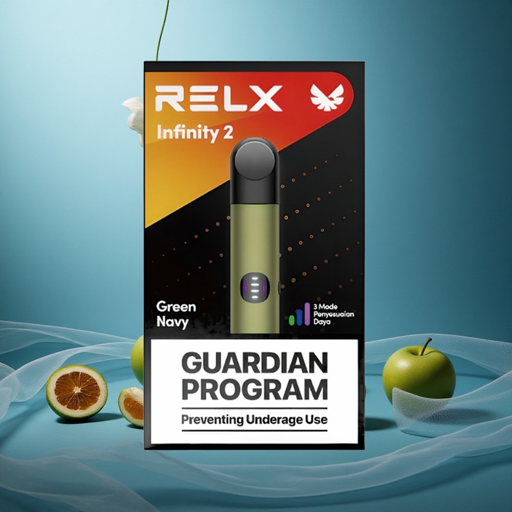 Vihreäsininen RELX Infinity 2 1,9 ml ja 440mAh
