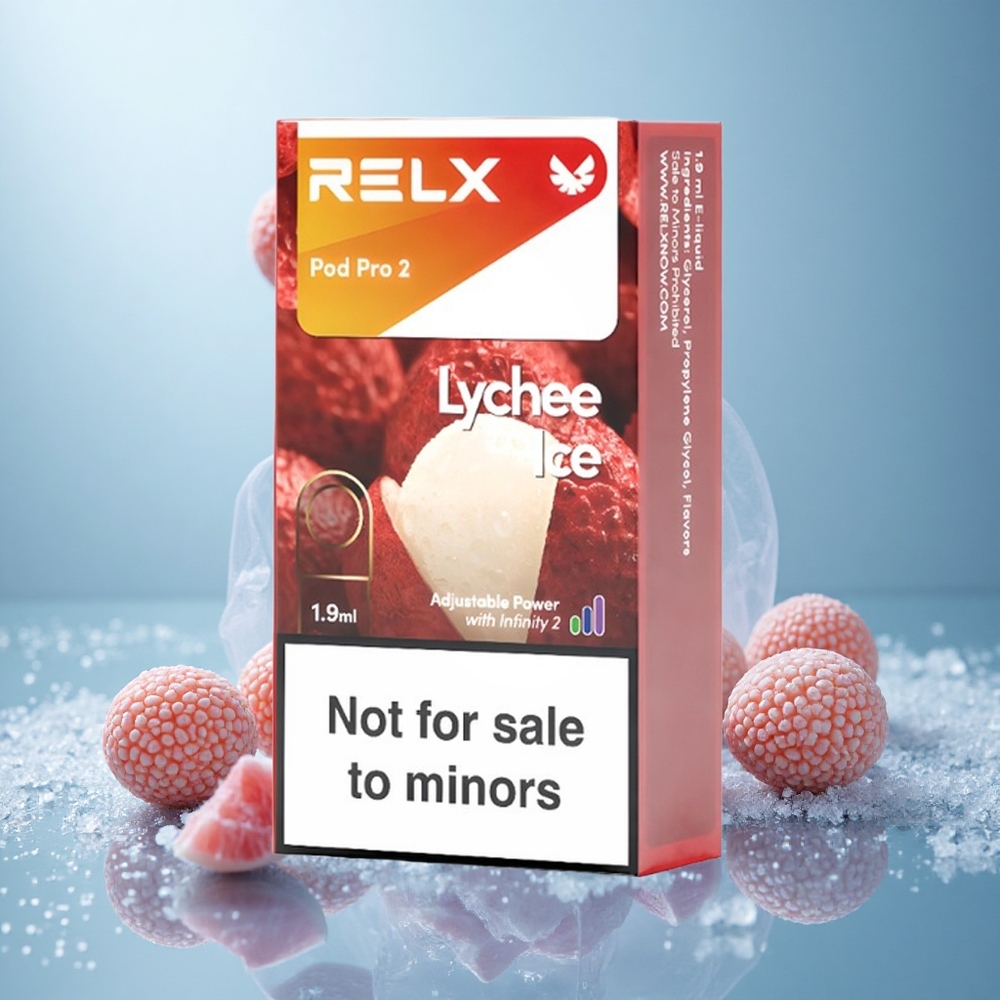 Litsi-Jää RELX Pod Pro 2 0% nikotiinia, 1,9ml