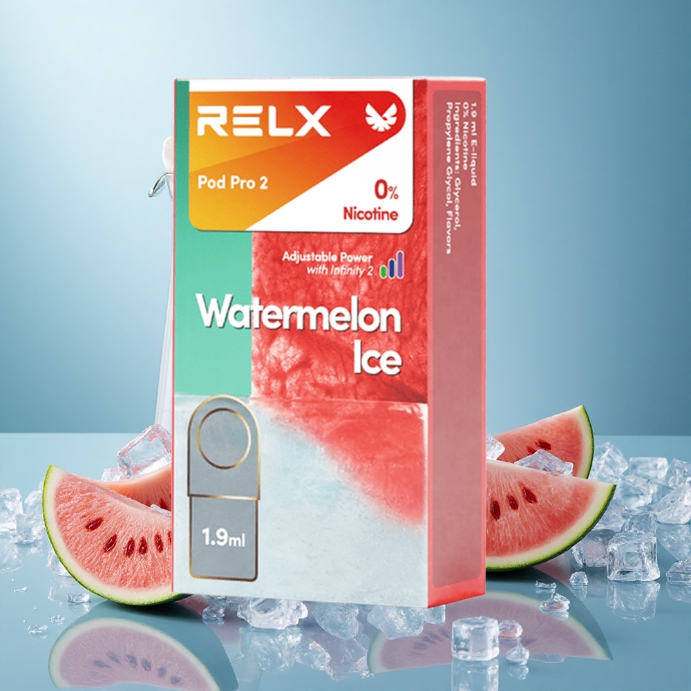 Vesimeloni-Jää RELX Pod Pro 2 0% nikotiinia, 1.9ml